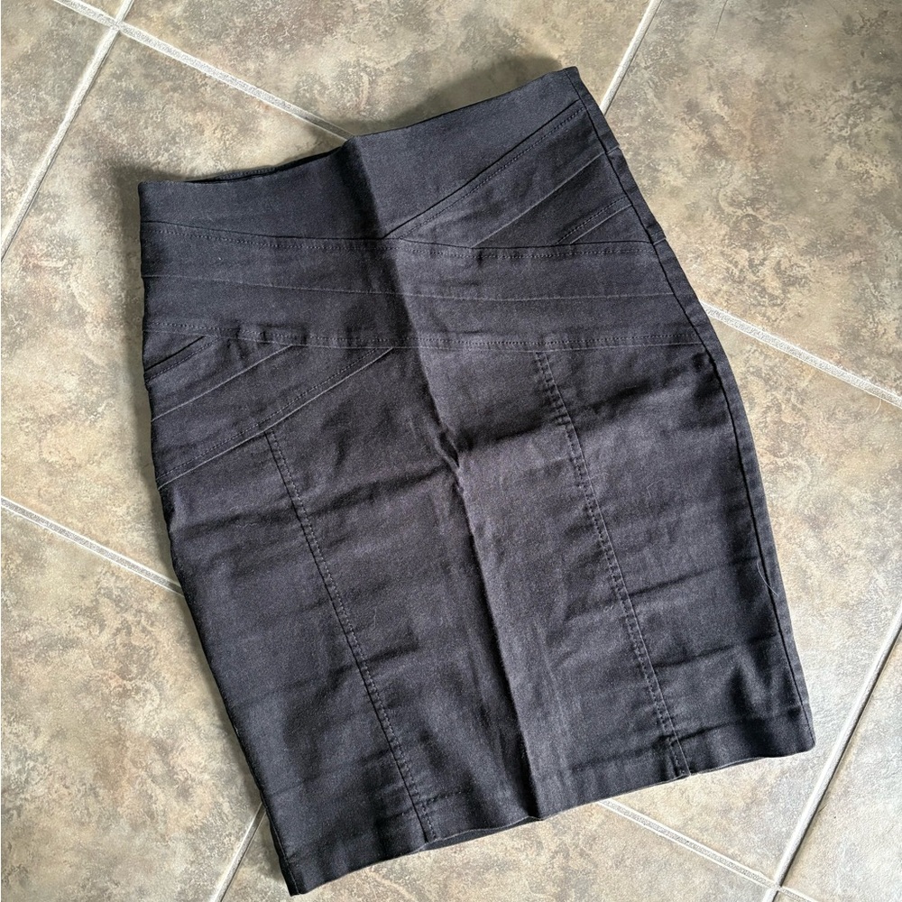 Elegant Black Women's Pencil Skirt
